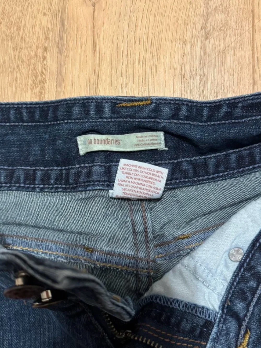 Dark Wash Denim Women’s Shorts - Classic Double Button Front